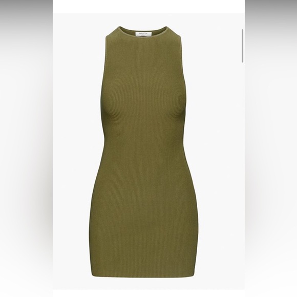 Aritzia Dresses & Skirts - Babaton Sculpt Knit Racer Mini Dress